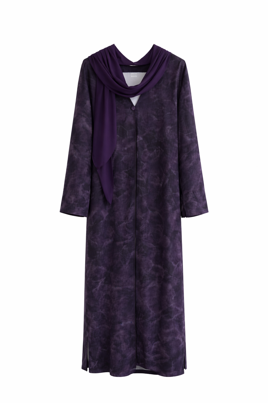Midnight Plum Abaya