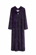 Midnight Plum Abaya