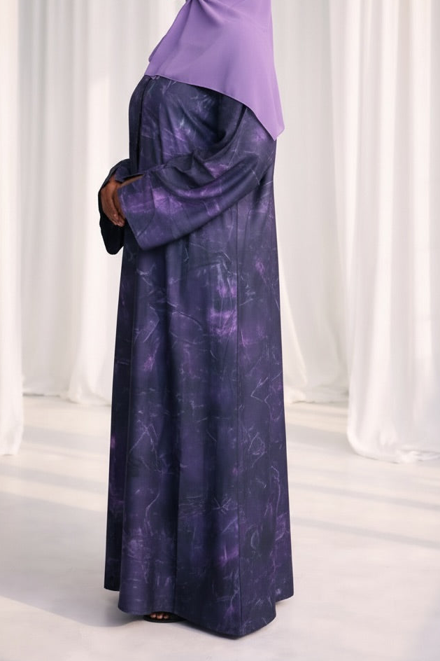 Midnight Plum Abaya