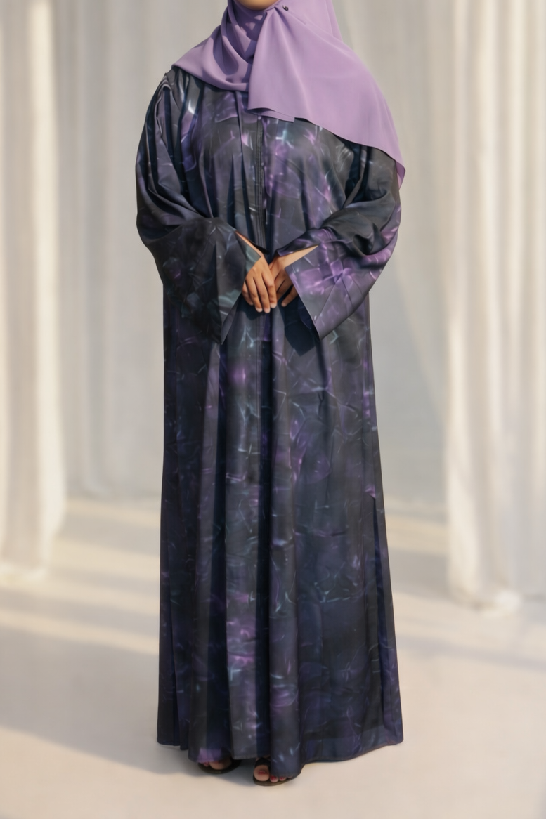 Midnight Plum Abaya