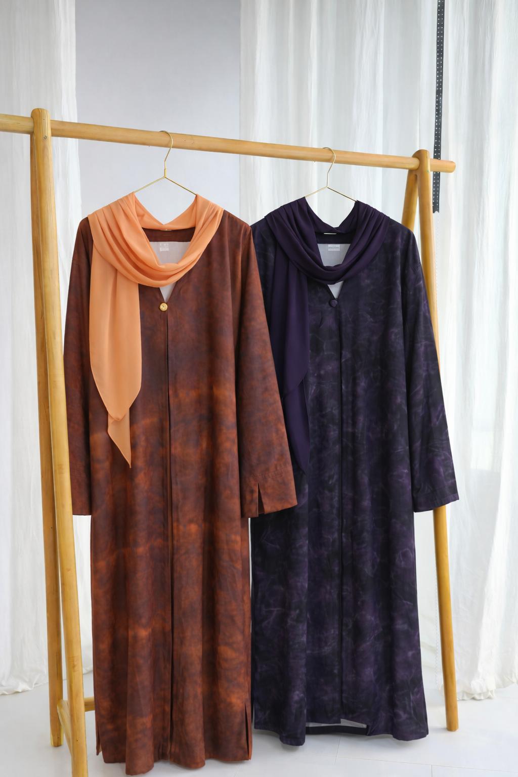 Midnight Plum Abaya